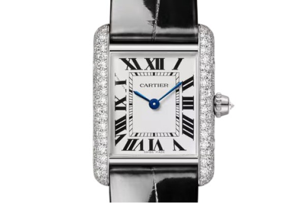 Cartier Tank White Gold Diamond Set