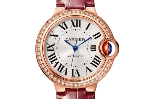Cartier Ballon Bleu 18K Rose Gold Diamond Set 33m