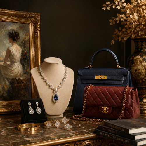 Art, Jewellery, Handbags
