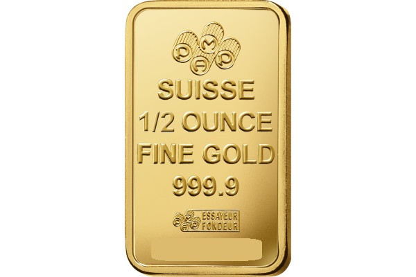 1/2oz Lady Fortuna Gold Minted Bar