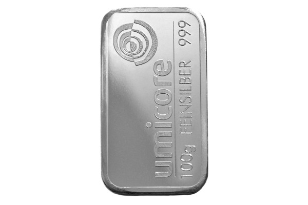 100g Silver Bar Umicore