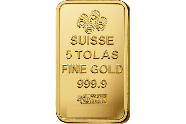 5 Tolas Lady Fortuna Gold Minted Bar