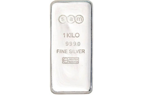 1kg Silver SAM Bar