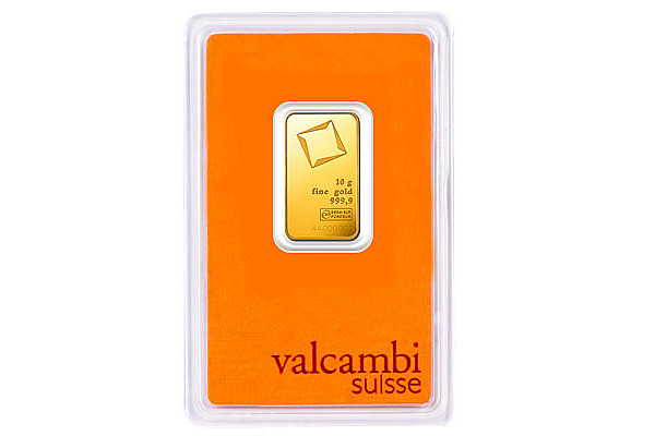 10g Valcambi Suisse Gold Bar