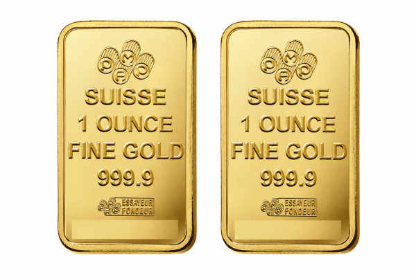 2x 1oz Lady Fortuna Gold Minted Bar