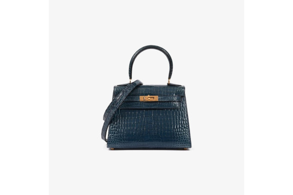Hermès Kelly Crocodile (Blue) 