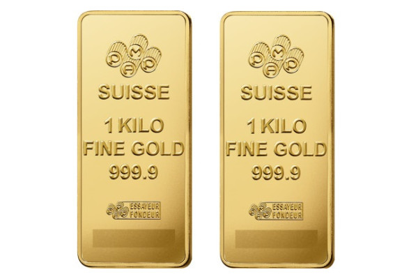 2x 1kg Lady Fortuna Gold Minted Bar