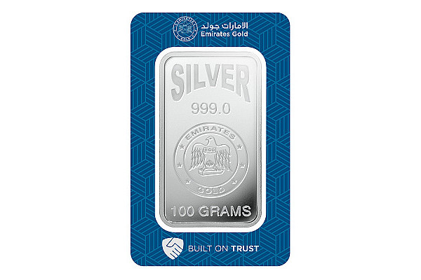 100g Silver Emirates Gold Bar