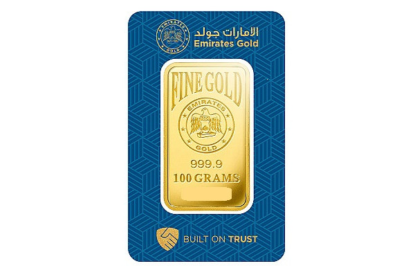 100g Gold Emirates Gold Bar