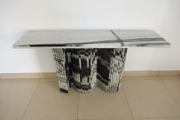 Panda Marble Console Table