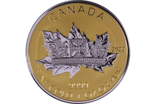 2022 Canadian Maple Leaf Gold Coin 1oz Special Design