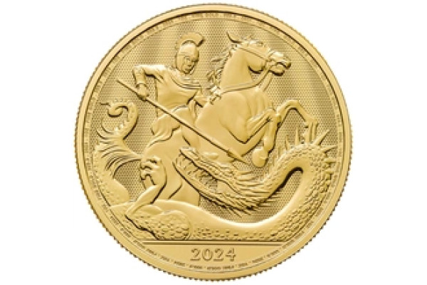 2024 St George & the Dragon Gold Coin 1oz