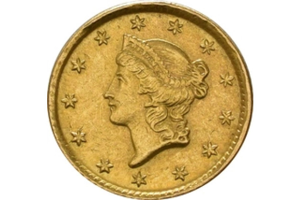 American Gold $1 Liberty Head 13mm