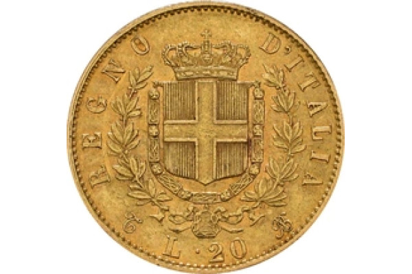 Italian 20 Lire Gold Coin