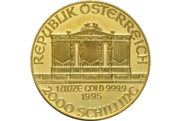 1995 Austrian Gold Philharmonic Coin 1oz