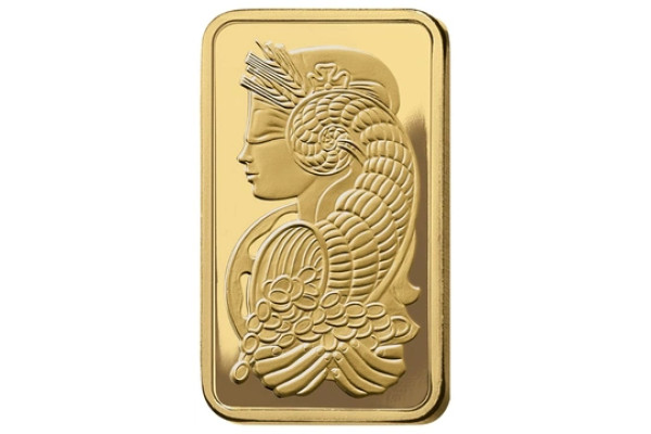 10oz Gold Bar PAMP Lady Fortuna Minted