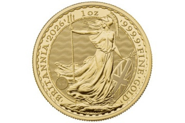1oz Gold Coin Britannia King Charles III 2026 UK
