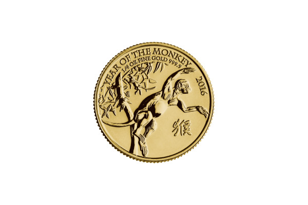 1/4 Oz Gold Lunar Year of the Monkey Coin