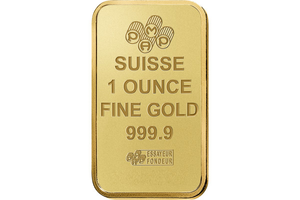 1oz PAMP Suisse Gold Minted Bar