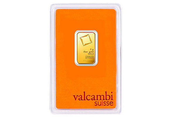5g Valcambi Suisse Gold Bar
