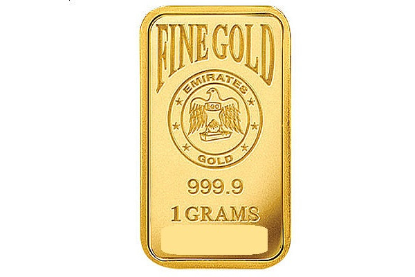 1g Gold Emirates Gold Bar